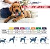 Coastal Pet Pro Reflective Mesh Dog Harness Purple with Yellow 5/8"