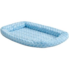 bedbMidWest Double Bolster Pet Bed Blue - X-Small - 1 count
