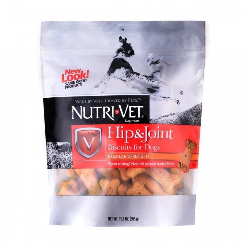 Nutri-Vet Hip & Joint Biscuits for Dogs - Regular Strength - 19.5 oz Nutri-Vet Hip & Joint Biscuits for Dogs - Regular Strength - 19.5 oz