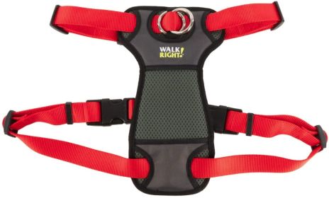 Coastal Pet Walk Right Padded Front Dog Harness Red