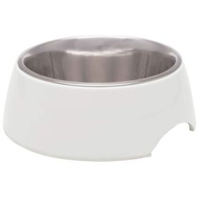 Loving Pets Ice White Retro Bowl  - 1 count - Medium