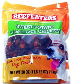 Beefeaters Oven Baked Dog Treats Sweet Potato Wrapped with Chicken
