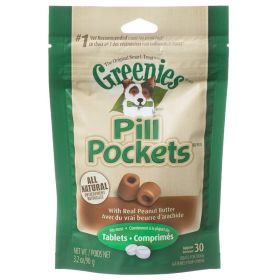 Greenies Pill Pockets Peanut Butter Flavor Tablets