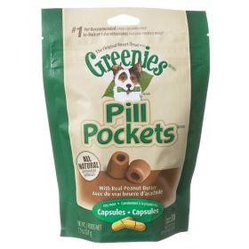 Greenies Pill Pockets Peanut Butter Flavor Capsules