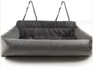 Paw PupProtector Memory Foam Dog Car Bed Gray Double Seat