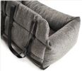 Paw PupProtector Memory Foam Dog Car Bed Gray Double Seat