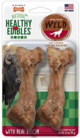 Nylabone Healthy Edibles Natural Wild Bison Chew Treats Medium