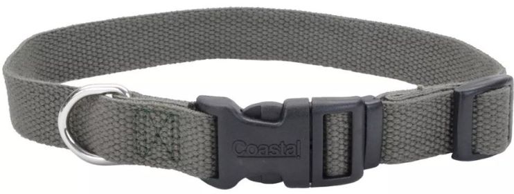 Coastal Pet New Earth Soy Adjustable Dog Collar Forest Green (Option: 6-8''L x 3/8"W Coastal Pet New Earth Soy Adjustable Dog Collar Forest Green)