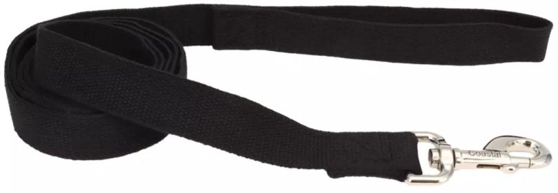 Coastal Pet New Earth Soy Dog Lead Onyx Black (Option: 6 feet x 5/8"W Coastal Pet New Earth Soy Dog Lead Onyx Black)