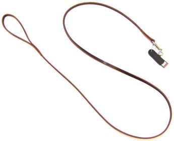 Circle T Latigo Leather Lead 6' Long (Option: 6 feet x 3/8"W Circle T Latigo Leather Lead 6' Long)