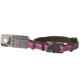 Coastal Pet K9 Explorer Reflective Adjustable Dog Collar Rosebud (Option: 8-12"L x 5/8"W Coastal Pet K9 Explorer Reflective Adjustable Dog Collar Rosebud)