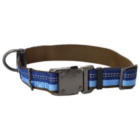 Coastal Pet K9 Explorer Reflective Adjustable Dog Collar Sapphire (Option: 12-18"L x 1"W Coastal Pet K9 Explorer Reflective Adjustable Dog Collar Sapphire)