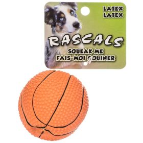 Coastal Pet Rascals Latex Basketball Dog Toy (Option: 12 count Coastal Pet Rascals Latex Basketball Dog Toy)