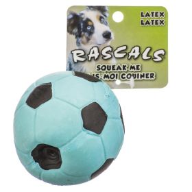 Coastal Pet Rascals Latex Soccer Ball Blue (Option: 1 count Coastal Pet Rascals Latex Soccer Ball Blue)