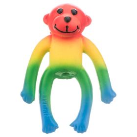 Lil Pals Latex Monkey Dog Toy Assorted Colors (Option: 1 count Lil Pals Latex Monkey Dog Toy Assorted Colors)