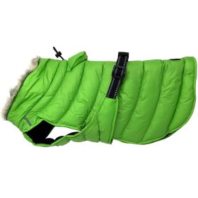 Alpine Extreme Weather Puffer Coat (Color: Lime Green, size: X-Small)
