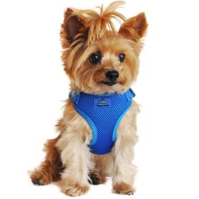 Wrap and Snap Choke Free Dog Harness by Doggie Design (Color: Cobalt Blue, size: X-Small)