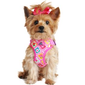 Wrap and Snap Choke Free Dog Harness by Doggie Design (Color: Maui Pink, size: X-Small)