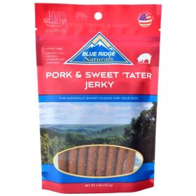 Blue Ridge Naturals Pork and Sweet Tater Jerky (Option: 108 oz (18 x 6 oz) Blue Ridge Naturals Pork and Sweet Tater Jerky)