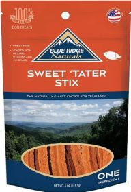 Blue Ridge Naturals Sweet Tater Stix (Option: 5 oz Blue Ridge Naturals Sweet Tater Stix)