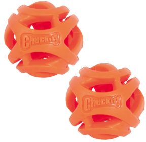 Chuckit Breathe Right Fetch Ball Dog Toy (Option: Small - 2 count Chuckit Breathe Right Fetch Ball Dog Toy)
