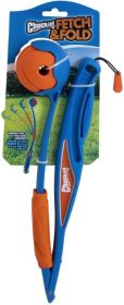 Chuckit Fetch and Fold Ball Launcher (Option: 1 count Chuckit Fetch and Fold Ball Launcher)