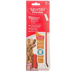 Sentry Petrodex Dental Kit for Dogs Peanut Butter Flavor (Option: 5 count Sentry Petrodex Dental Kit for Dogs Peanut Butter Flavor)