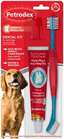 Sentry Petrodex Dental Kit for Adult Dogs (Option: 1 count Sentry Petrodex Dental Kit for Adult Dogs)