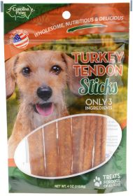 Carolina Prime Turkey Tendon Sticks (Option: 4 oz Carolina Prime Turkey Tendon Sticks)