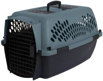 Aspen Pet Porter Heavy-Duty Pet Carrier Storm Gray and Black (Option: Medium - 3 count Aspen Pet Porter Heavy-Duty Pet Carrier Storm Gray and Black)