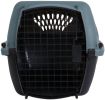 Aspen Pet Porter Heavy-Duty Pet Carrier Storm Gray and Black