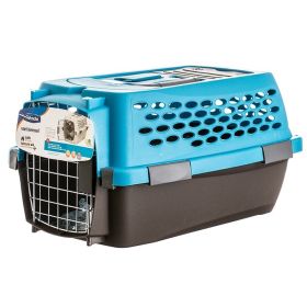 Petmate Vari Kennel Ultra Breeze Blue/Coffee Brown (Option: Small - 1 count Petmate Vari Kennel Ultra Breeze Blue/Coffee Brown)