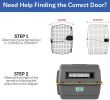 Petmate Compass Kennel Replacement Door Silver