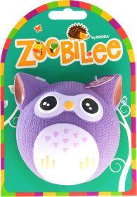 PetMate Booda Zoobilee Latex Owl Fetch Balls Dog Toy (Option: 1 count PetMate Booda Zoobilee Latex Owl Fetch Balls Dog Toy)
