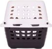 travelPetmate Compass Kennel Metallic White and Black