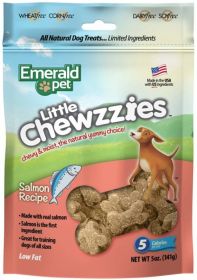 Emerald Pet Little Chewzzies Soft Training Treats Salmon Recipe (Option: 30 oz (6 x 5 oz) Emerald Pet Little Chewzzies Soft Training Treats Salmon Recipe)