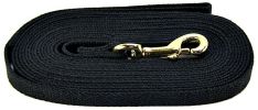 Four Paws Cotton Web Dog Training Lead Black