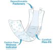 Four Paws Wee Wee Disposable Male Dog Wraps X-Small/Small