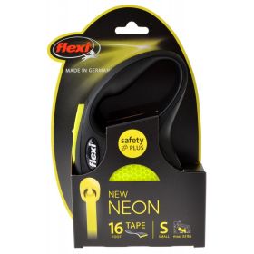 Flexi New Neon Retractable Tape Leash (Option: Small - 1 count Flexi New Neon Retractable Tape Leash)