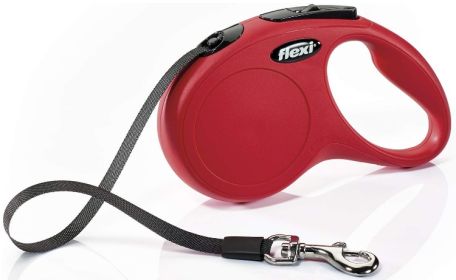 Flexi Classic Red Retractable Dog Leash (Option: Small - 16' long Flexi Classic Red Retractable Dog Leash)