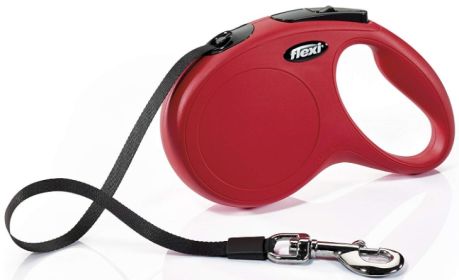 Flexi Classic Red Retractable Dog Leash (Option: Medium - 16' long Flexi Classic Red Retractable Dog Leash)
