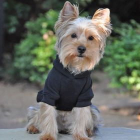 Flex-Fit Dog Hoodie (Color: black, size: X-Small)