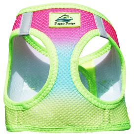 American River Choke Free Dog Harness Ombre Collection (Color: Rainbow, size: 2X-Large)