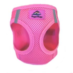American River Solid Ultra Choke Free Dog Harness (Color: Candy Pink, size: large)