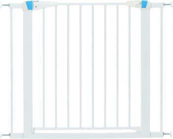 MidWest Glow in the Dark Steel Pet Gate White (Option: 29" tall - 1 count MidWest Glow in the Dark Steel Pet Gate White)