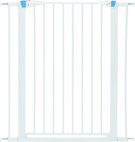 MidWest Glow in the Dark Steel Pet Gate White (Option: 39" tall - 1 count MidWest Glow in the Dark Steel Pet Gate White)
