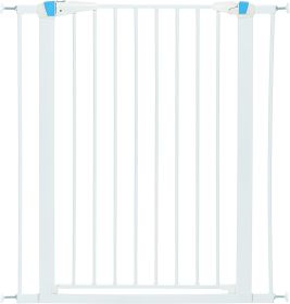 MidWest Glow in the Dark Steel Pet Gate White (Option: 39" tall - 1 count MidWest Glow in the Dark Steel Pet Gate White)