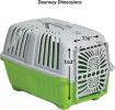 MidWest Spree Plastic Door Travel Carrier Green Pet Kennel