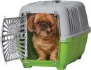 MidWest Spree Plastic Door Travel Carrier Green Pet Kennel