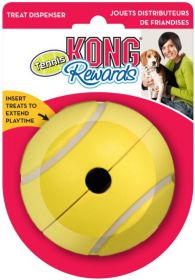 KONG Tennis Rewards Treat Dispenser Large Dog Toy (Option: 1 count KONG Tennis Rewards Treat Dispenser Large Dog Toy)